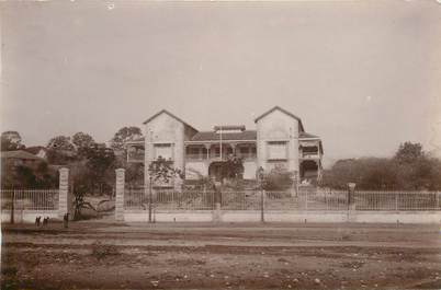 PHOTOGRAPHIE ORIGINALE / MADAGASCAR "Hotel de l'administrateur chef à Majunga"