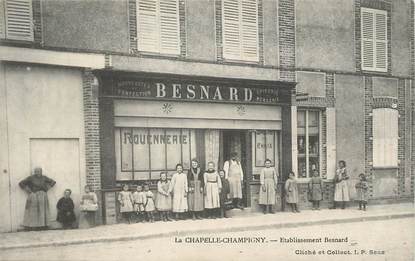 / CPA FRANCE 89 "La Chapelle Champigny, établissement Besnard"