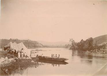 PHOTOGRAPHIE ORIGINALE / MADAGASCAR "L'Emplacement du pont du Mangoro"