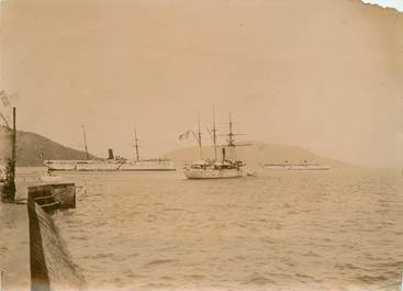 PHOTOGRAPHIE ORIGINALE MADAGASCAR "Nossi Bé, Bateau le Capricorne"