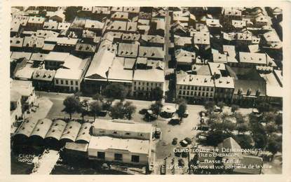 CPA GUADELOUPE "Vue aérienne de Basse Terre, le Cours Nolivos"