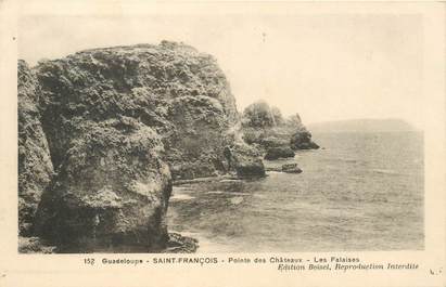 CPA GUADELOUPE "Saint François, pointe des Chateaux, les falaises"