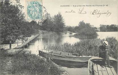 / CPA FRANCE 89 "Auxerre, vue prise des Bords de l'Yonne"