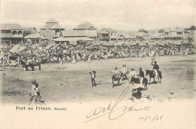 CPA HAITI "Port au Prince, le marché"