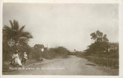 CPA HAITI "Route de la Plaine du Cul de Sac"