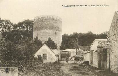 / CPA FRANCE 89 "Villeneuve sur Yonne, tour Louis Le Gros