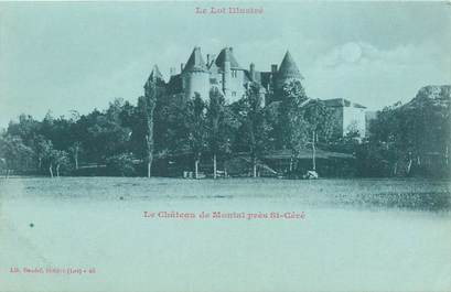 CPA FRANCE 46 "Chateau de Montal près Saint Céré / Collection Bleu à la lune