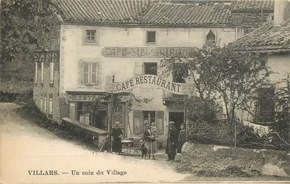 CPA FRANCE 84 "Villars, Café restaurant"