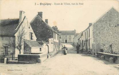 CPA FRANCE 51 "Orquigny, route de Villers"