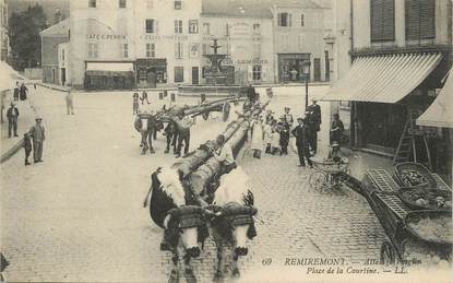 / CPA FRANCE 88 "Remiremont, attelage vosgien"