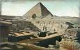 MARCOPHILIE POSTE MARITIME sur CPA EGYPTE "Le Caire, Pyramide"