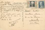 Marcophilie (Lettre Et Cartes) MARCOPHILIE VIGNETTE sur CPA FRANCE 06 "Nice"