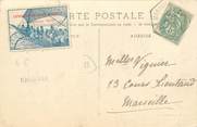 Marcophilie (Lettre Et Cartes) MARCOPHILIE VIGNETTE sur CPA FRANCE 13 "Marseille"