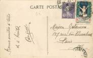 Marcophilie (Lettre Et Cartes) MARCOPHILIE VIGNETTE sur CPA FRANCE 62 "Boulogne"