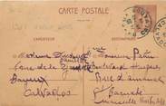 Marcophilie (Lettre Et Cartes) MARCOPHILIE ENTIER POSTAL sur CPA / 1.20F Semeuse Lignée