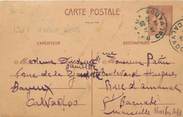 Marcophilie (Lettre Et Cartes) MARCOPHILIE ENTIER POSTAL sur CPA / 1.20F Semeuse Lignée