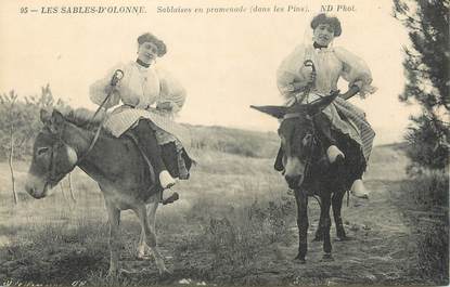 / CPA FRANCE 85 "Les Sables d'Olonne" / ÂNE