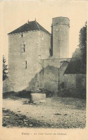 CPA FRANCE 89 "Thisy, la Tour carrée du chateau"