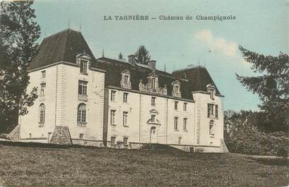 CPA FRANCE 71 "La Tagnière, chateau de Champignole"