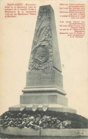 CPA FRANCE 59 "Malplaquet, le monument aux morts"