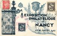 54 Meurthe Et Moselle / CPA FRANCE 54 "Exposition Philatélique de Nancy"