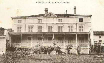 / CPA FRANCE 01 "Verjon, château de M Bondet'