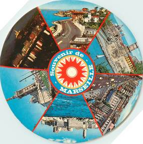 CPSM FRANCE 13 "Marseille" / FORMAT SPECIAL en cercle