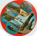 05 Haute Alpe CPSM FRANCE 05 "Lac de Serre Poncon" / FORMAT SPECIAL en cercle