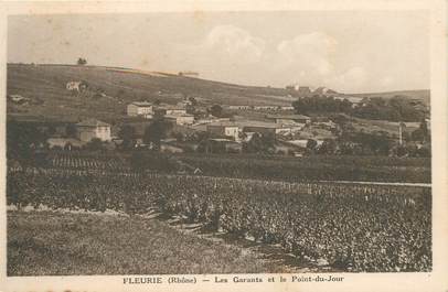 CPA FRANCE 69 "Fleurie, Les Garants et le Point du Jour"