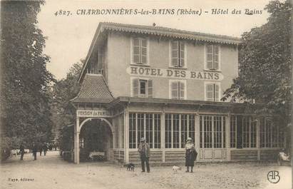 CPA FRANCE 69 "Charbonnières les bains, l'Hotel des Bains"