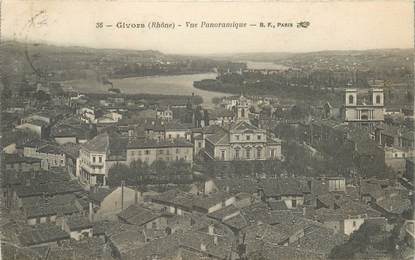 CPA FRANCE 69 "Givors, vue panoramique"