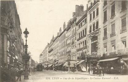 CPA FRANCE 69 "Lyon, rue de la république, le Casino Kursaal"