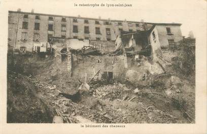 CPA FRANCE 69 "Lyon, catastrophe Saint Jean"