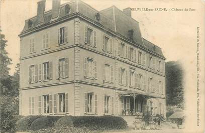 CPA FRANCE 69 "Neuville sur Saône, Chateau du Parc"