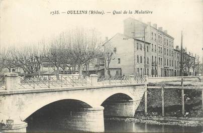 CPA FRANCE 69 "Oullins, quai de la Mulatière"