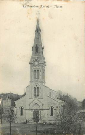 CPA FRANCE 69 "Le Perréon, L'Eglise"