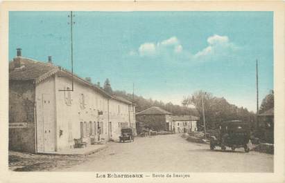 CPA FRANCE 69 "Poule Les Echarmeaux, route de Beaujeu"