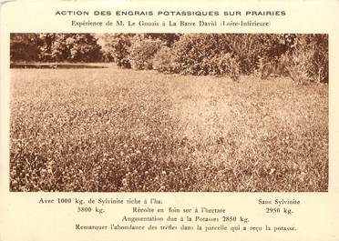 / CPA FRANCE 44 "La Barre David, action des engrais potassiques sur prairies"