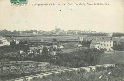 CPA FRANCE 69 "Sathonay, vue générale de Rillieux et quartier de la Gare"