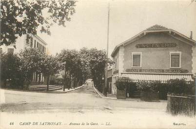 CPA FRANCE 69 "Sathonay, l'avenue de la gare"