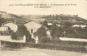 69 RhÔne CPA FRANCE 69 "Saint Cyr au Mont d'Or, le Restaurant de la Ferme et le Mont Cindre"