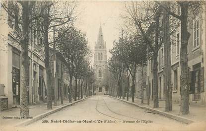 CPA FRANCE 69 "Saint Didier au Mont d'Or, avenue de l'Eglise"