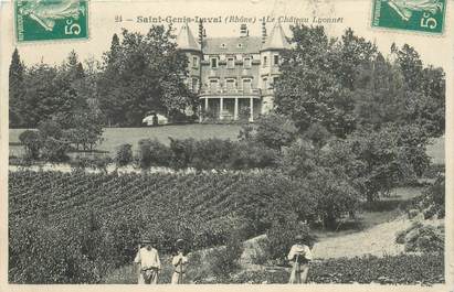 CPA FRANCE 69 "Saint Genis Laval, le Chateau Lyonnet"