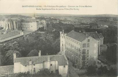 CPA FRANCE 69 "Saint Genis Laval, Ex Fabrique d'Arquebuse, couvent des Frères Maristes"