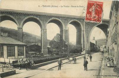 CPA FRANCE 69 "Tarare, le Viaduc, route de Paris"