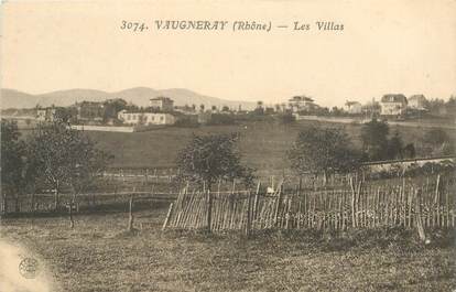 CPA FRANCE 69 "Vaugneray, les villas"