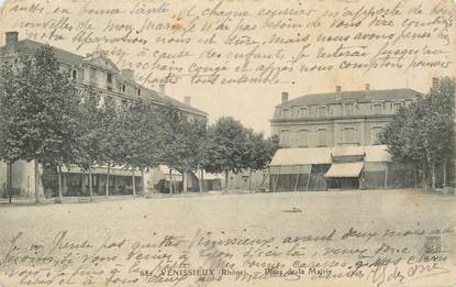 CPA FRANCE 69 "Vénissieux, la place de la mairie"