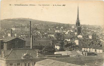 CPA FRANCE 69 "Villefranche sur Saône, vue générale"