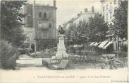 69 RhÔne CPA FRANCE 69 "Villefranche sur Saône, square de la Sous Préfecture"