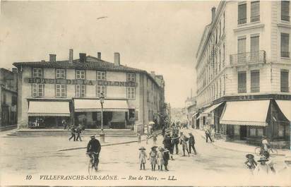 CPA FRANCE 69 "Villefranche sur Saône, rue de Thisy"